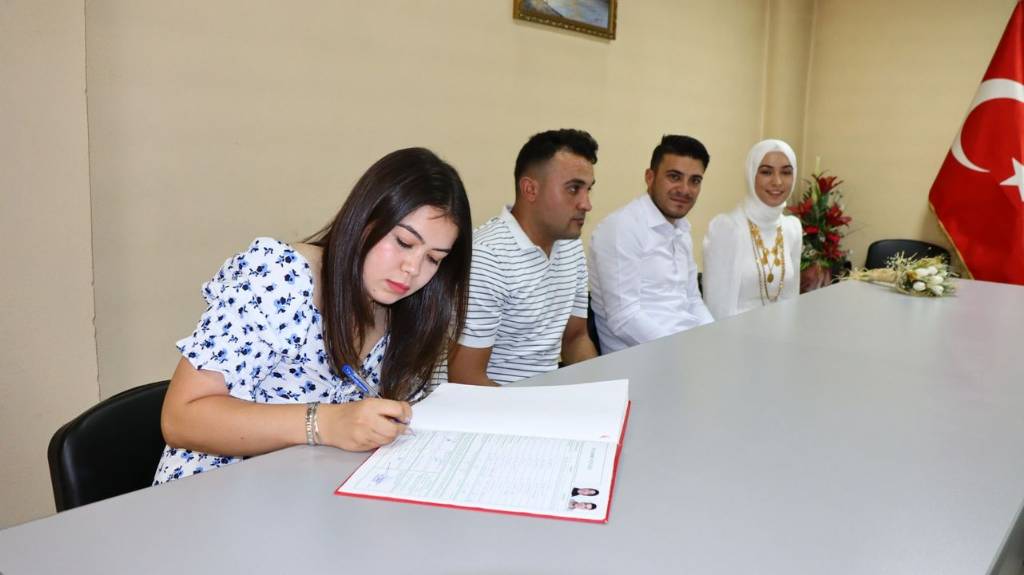 Karpuzlu Belediyesi'nde Nikah Töreni Gerçekleşti