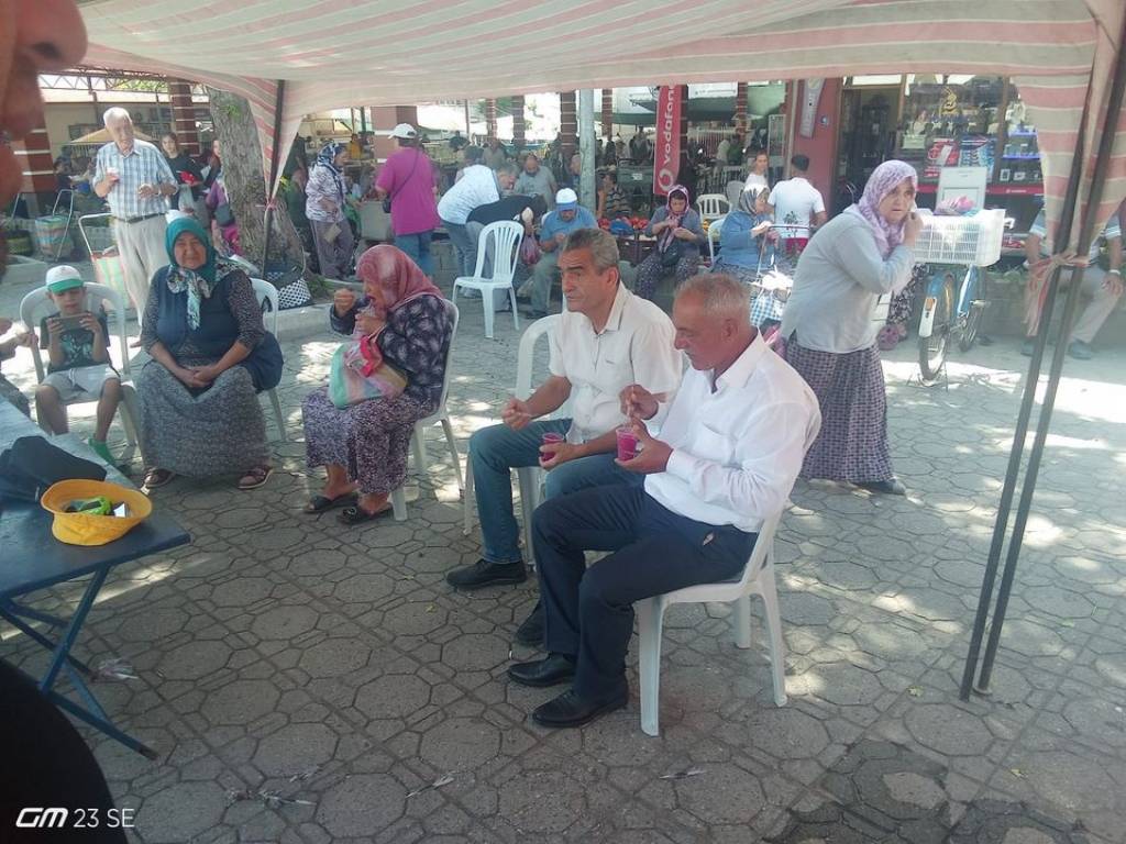 Sultanhisar Belediye Başkanı Osman Yıldırımkaya, Atça Esnaf ve Sanatkarlar Odası'nın Kar Helvası Hayrına Katıldı