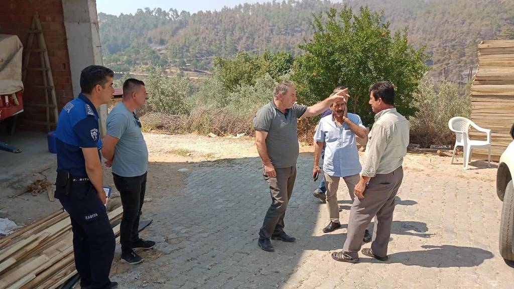 Bozdoğan Belediyesi, Yangın Sonrası Vatandaşların Yanında