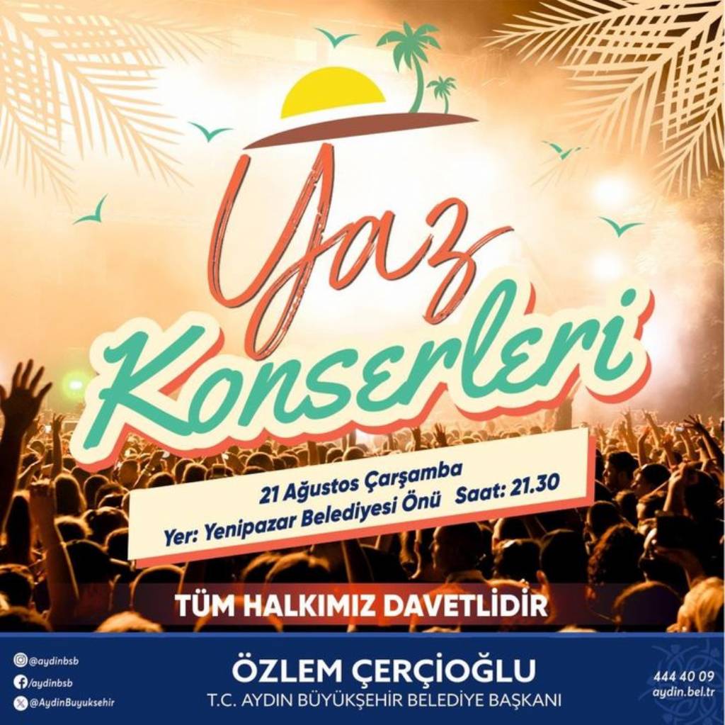 Yenipazar Yaz Konserleri Başlıyor!