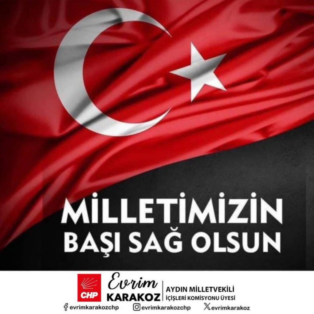 Aydın Milletvekili Evrim Karakoz, Şehitleri Andı