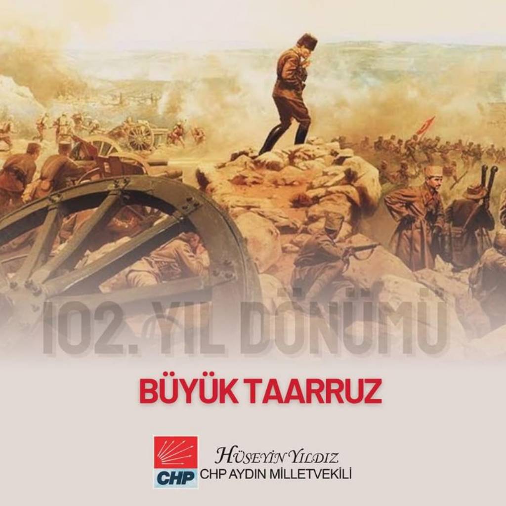 Hüseyin Yıldız, Büyük Taarruz'un 102. Yılını Kutladı