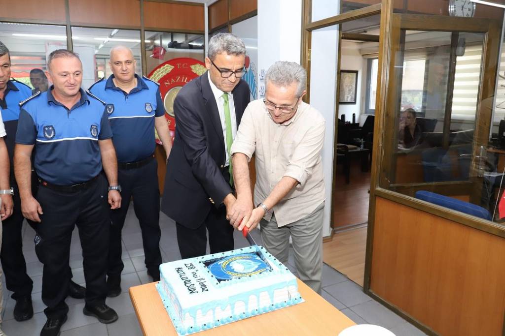 Nazilli Belediye Başkanı Tetik'ten Zabıta Teşkilatı'na Kutlama Ziyareti