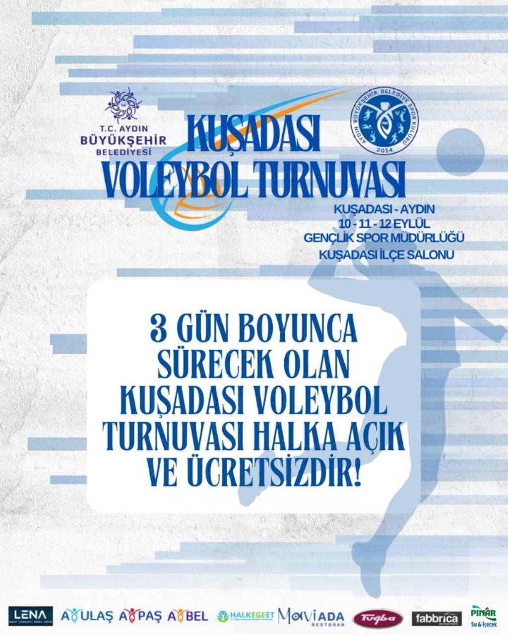 Aydın Büyükşehir Belediyespor'dan Kuşadası Voleybol Turnuvası Duyurusu