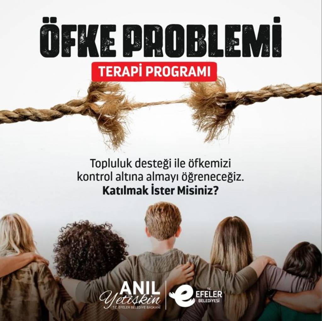 Efeler Belediyesi'nden Öfke Problemi İçin Terapi Programı