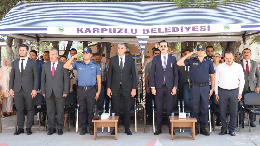 Karpuzlu'da İlköğretim Haftası Kutlaması