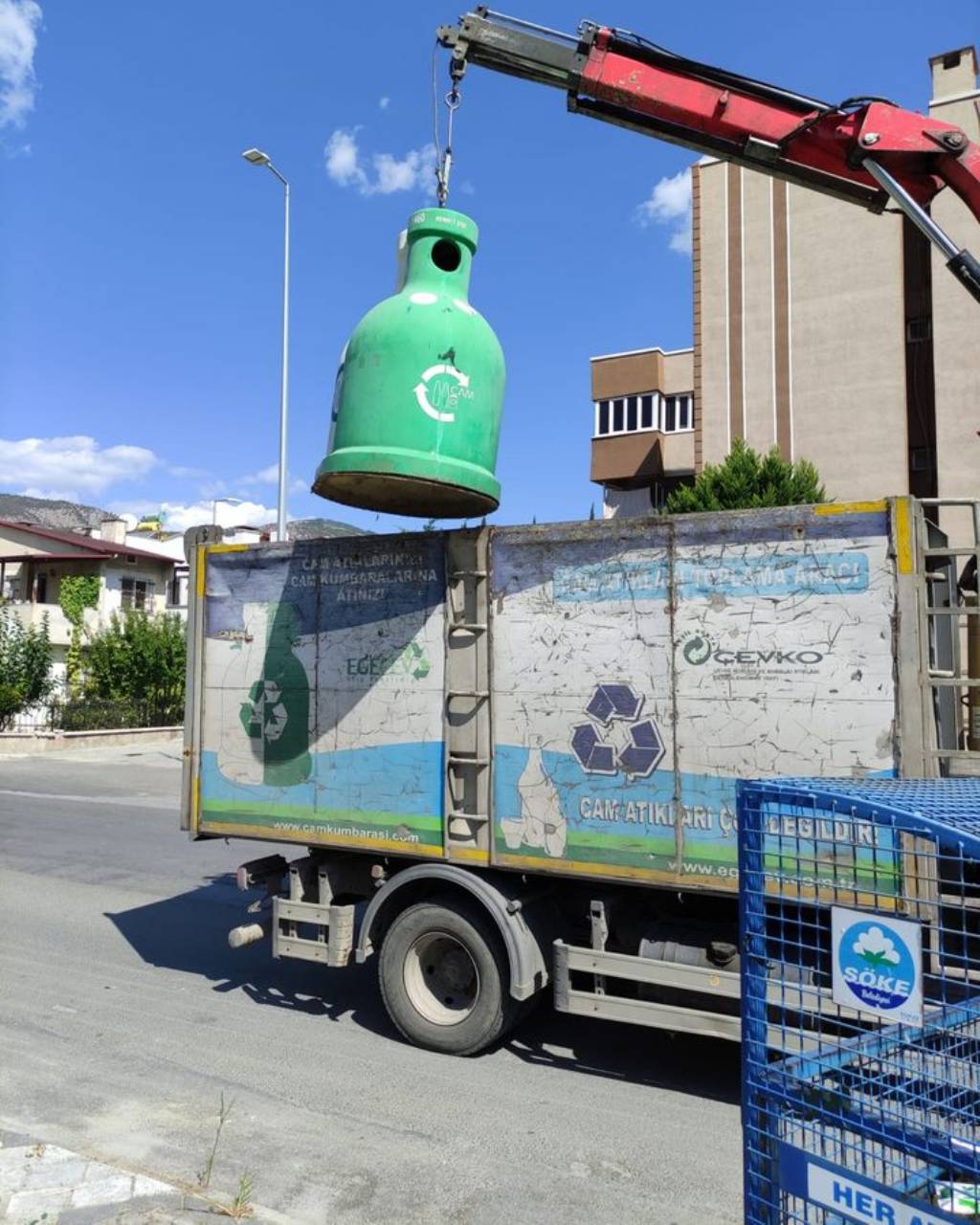 Söke Belediyesi 4.380 Kg Cam Atık Topladı