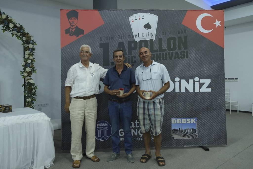 Didim'de 1. Apollon Briç Turnuvası Gerçekleştirildi