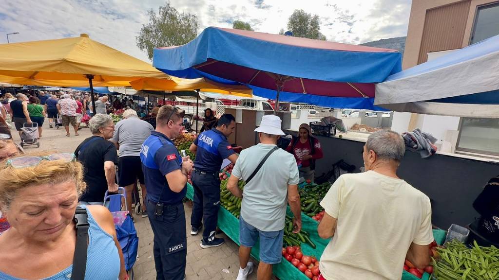 Didim Belediyesi Semt Pazarlarında Denetimlerini Sürdürüyor