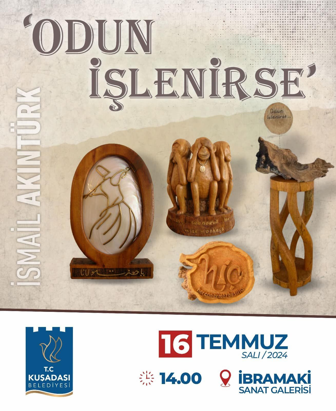 İsmail Akıntürk’ün 'Odun İşlenirse' Sergisi İbramaki Sanat Galerisi’nde!