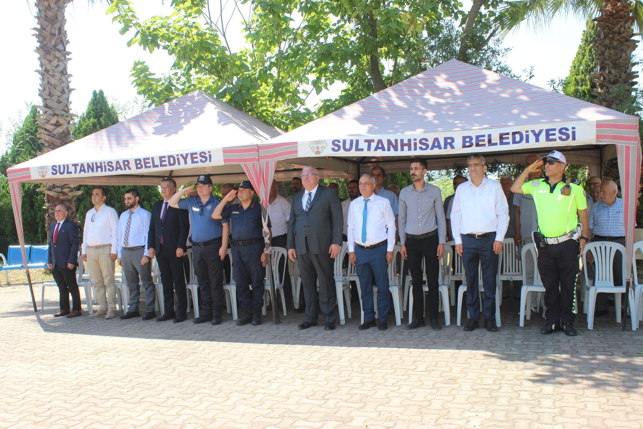 Sultanhisar Belediyesi 15 Temmuz Demokrasi ve Milli Birlik Günü'nü Atça Çomaklı Şehitliği'nde Andı