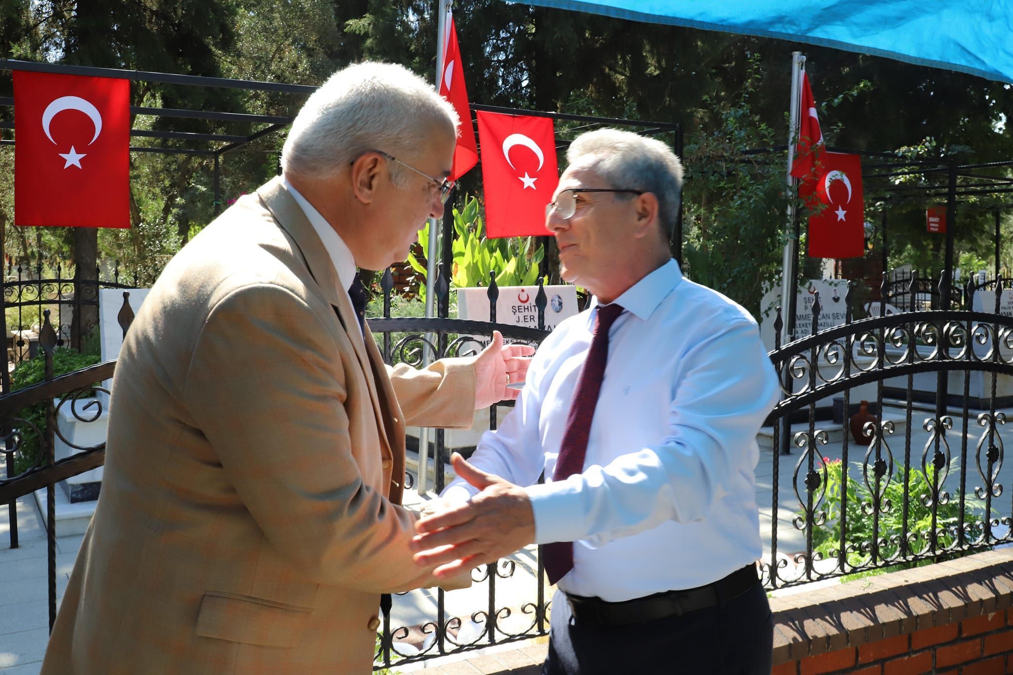 Ertuğrul Tetik, 15 Temmuz Demokrasi ve Milli Birlik Günü'nde Gaziler ve Şehitlerle Buluştu