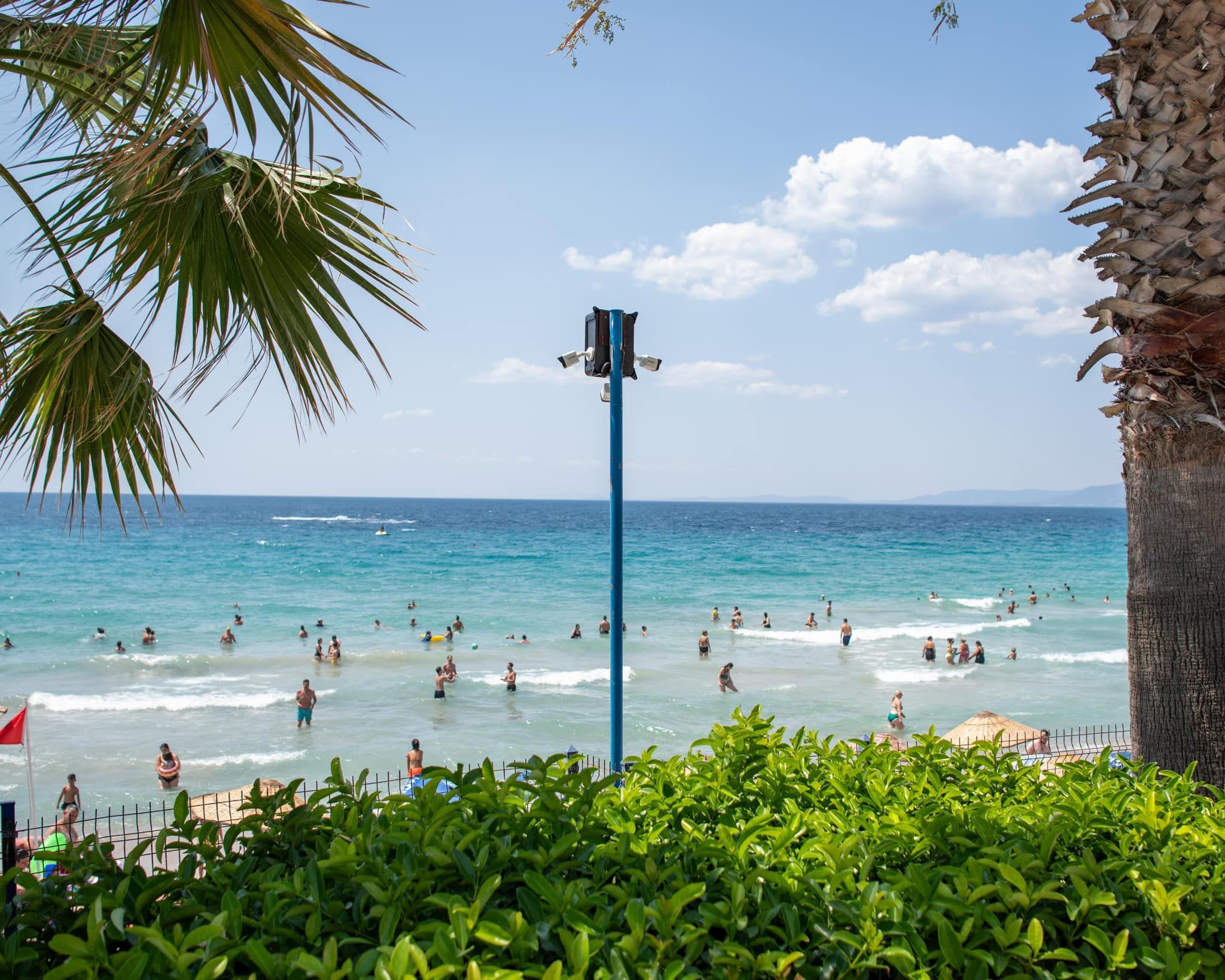 Kuşadası Plajlarında 7/24 Güvenlik Kamerası Dönemi Başladı