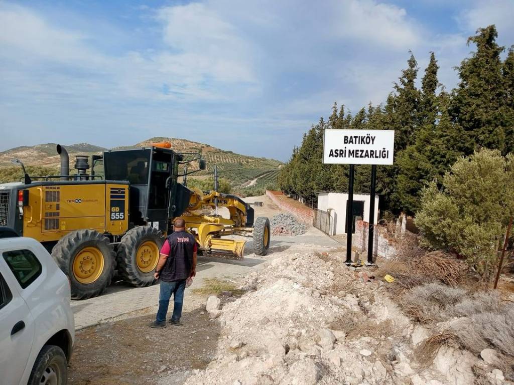 Didim Belediyesi'nden Batıköy Mahallesi'nde Yol Çalışmaları