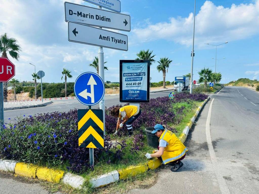 Başkan Çerçioğlu, Didim'de Çevre ve Peyzaj Düzenlemeleriyle Kent Estetiğini Artırıyor